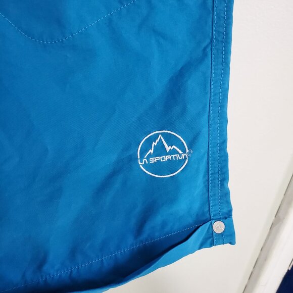 LA SPORTIVA Nirvana Rock Climbing Shorts 10" Pull-On Mid-Rise Blue Women's Large - Picture 5 of 15